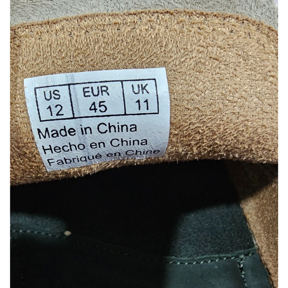 Ted Baker MENS SIZE 12 Hampshire Slip On Shoe Casual Sneaker Green Khaki Suede - Picture 9 of 9